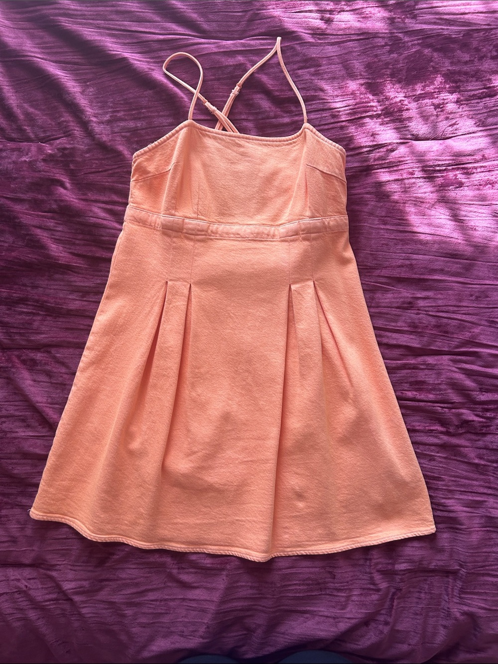 Coral summer dress